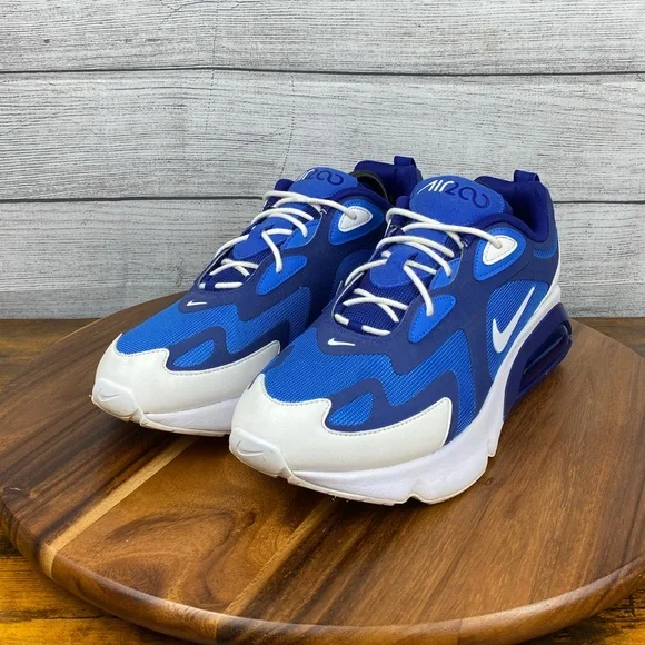 Nike Air Max 200 Pacific Blue White Shoes AQ2568-400 Men’s Sneaker Size 11.5